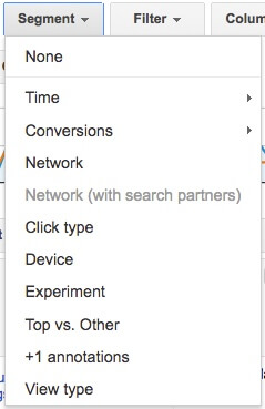 Segmenting network with search partners
