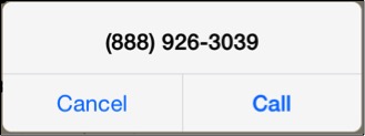 Image of call screen