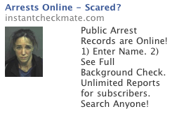 Online Arrests Facebook Ad