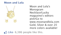Moon and Lola Facebook Ad
