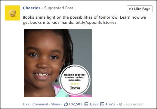 Facebook Promoted Post Ad Sample