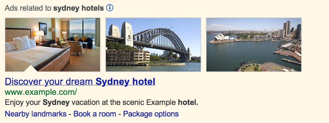 Google AdWords Image Extension Example