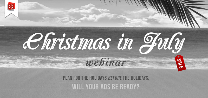 PPC Hero Christmas in July Ecommerce Content