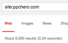 Number of pages on PPC Hero