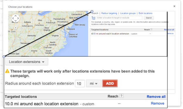 Location Targeting in AdWords