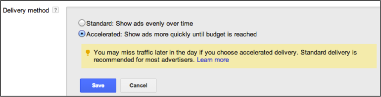 Image of AdWords ad delivery