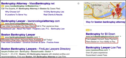 Image of bankruptcy listings