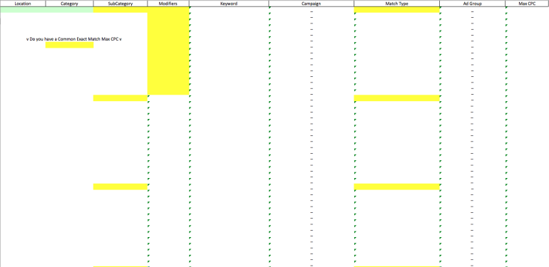 Blank Excel