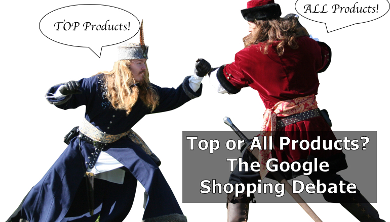 top products or all products google shopping debate