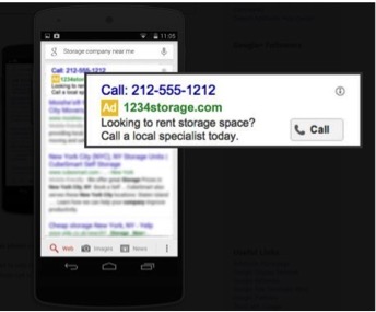 Image of call-only ad