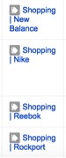 Image of multiple shopping campaigns