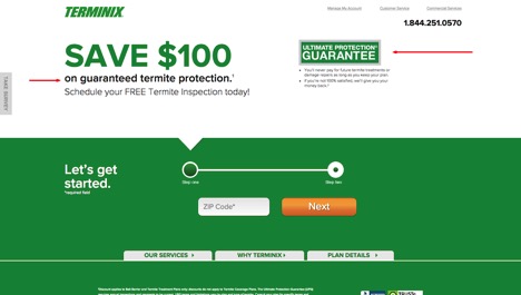Image of Terminix guarantee