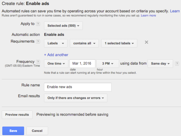adwords automated ads enable