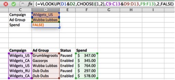 Image of excel