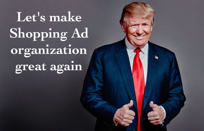 trump shopping ads