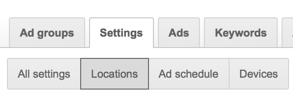 Google settings tab 1