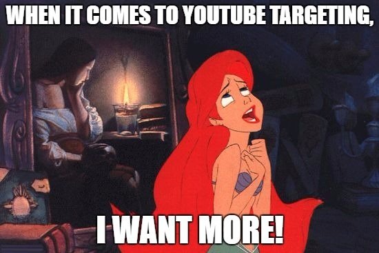 little mermaid likes youtube targeting