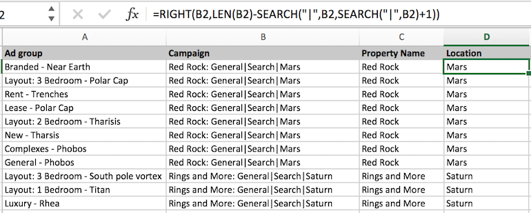 Using multiple search() in a function