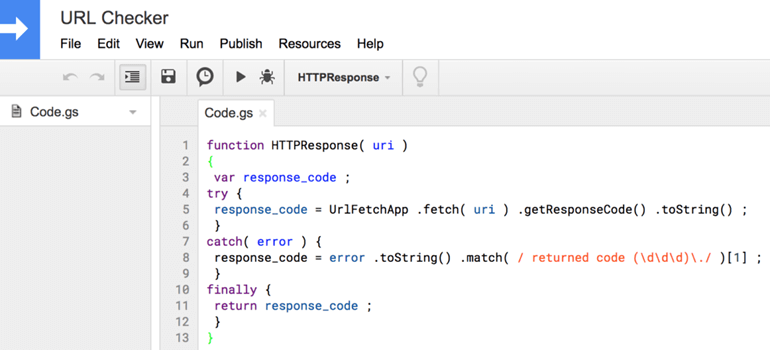 HTTP Response script code