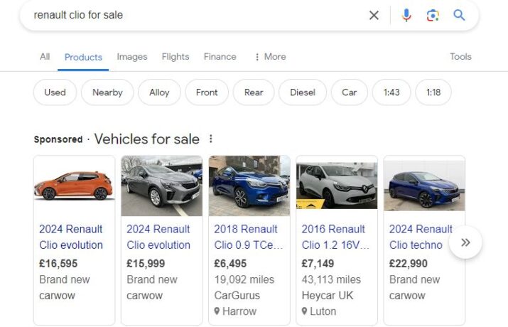 Google Ads’ Vehicle Listing Ads (VLA) now live in the UK, Germany & France