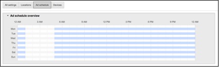 Image of ad scheduling